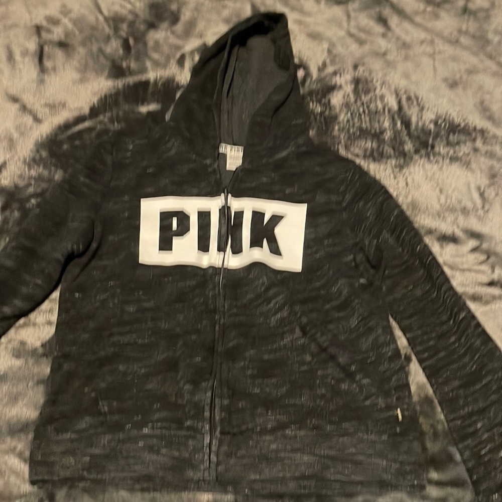 Pink zip up hoodie!